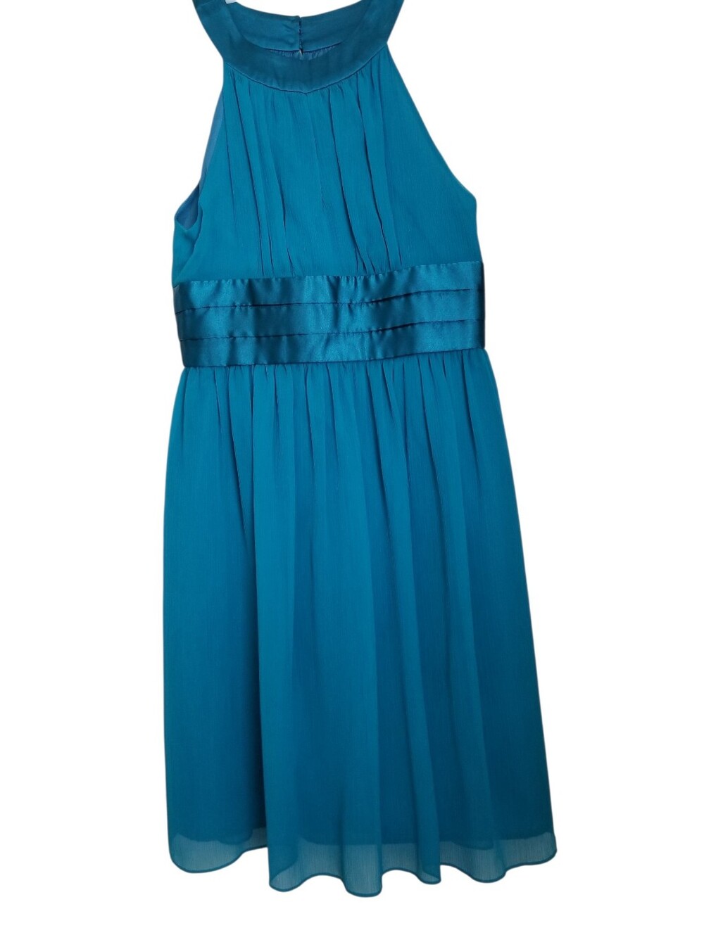 London Times Size 8 Teal Halter Speechless Bridesmaid Cocktail Dress